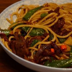 黑椒牛柳炒意粉的做法[图]