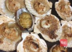 蒜茸烤扇贝的做法图解4