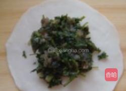 荠菜盒子的做法图解2