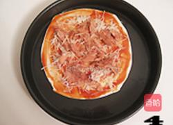 菠萝金枪鱼披萨的做法图解4