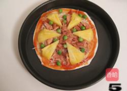 菠萝金枪鱼披萨的做法图解5