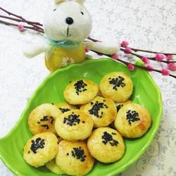 奶香芝麻小圆饼的做法[图]
