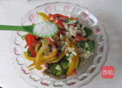 鲜菇虾仁西兰花的做法图解9