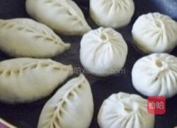 小白菜柳叶煎包的做法图解11