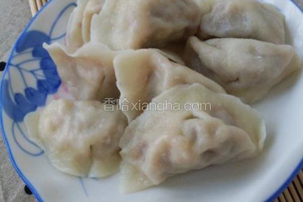 玉米猪肉馅饺子