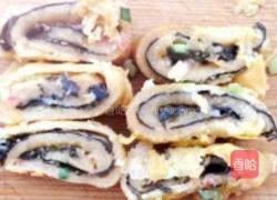 韩式海苔鸡蛋饼的做法图解8