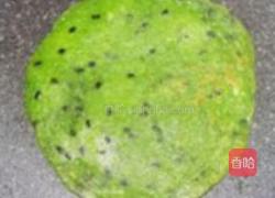 黑芝麻甜艾饼的做法图解5