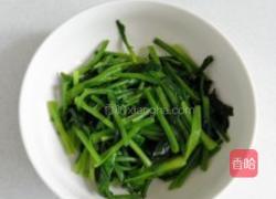 海虹拌菠菜的做法图解2