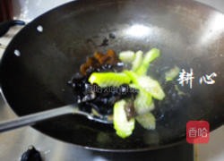 冬菜丝瓜炒木耳的做法图解11