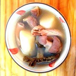 养胃健脾淮山红菇煲猪肚的做法[图]