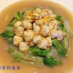 蚝油蛤蜊生菜的做法[图]