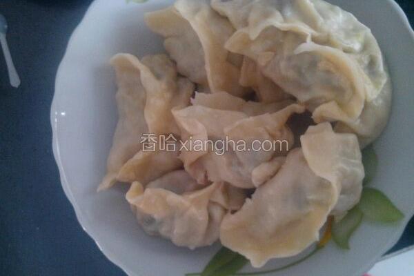 白菜木耳饺子