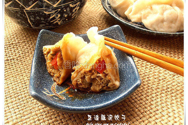 豆渣藕泥饺子