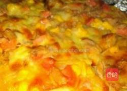 金枪鱼披萨和大虾披萨的做法图解4