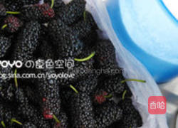 100%桑葚果肉欧式面包的做法图解1