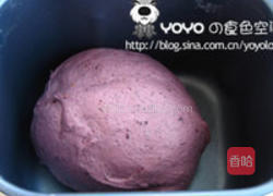 100%桑葚果肉欧式面包的做法图解2