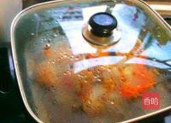 香焗红膏蟹的做法图解4
