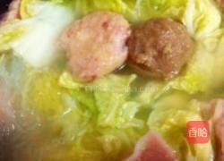 白菜鱼丸粉丝煲的做法图解3