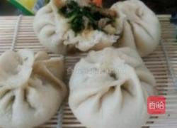 韭菜肉丁大包子的做法图解9