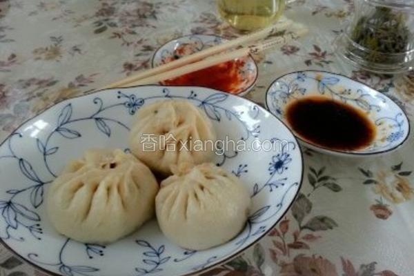 韭菜肉丁大包子