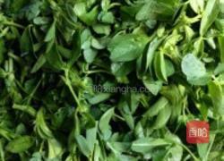 苜蓿肉饺子的做法图解1