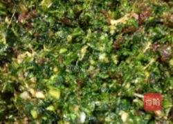 苜蓿肉饺子的做法图解6