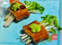 鳄梨鳗鱼五彩卷的做法图解4