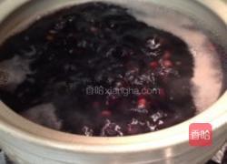 黑米红豆百合粥的做法图解4