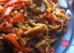 豆角焖面的做法图解5