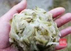 排骨蒜薹包子的做法图解7