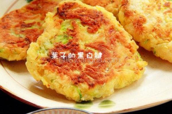 西葫芦玉米蛋饼