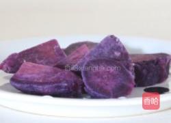 紫薯黑豆糊的做法图解3
