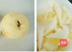 雪梨菊花粥的做法图解2