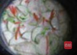 豆浆鸡丝乌冬面的做法图解5