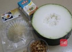 扇贝虾米瓜球汤的做法图解1