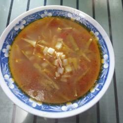 土豆番茄竹笋汤的做法[图]