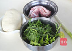 茼蒿鲜肉大馄饨的做法图解4