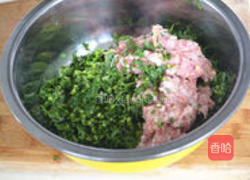 茼蒿鲜肉大馄饨的做法图解5