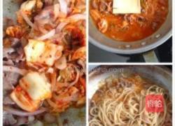 泡菜肥牛意面的做法图解6
