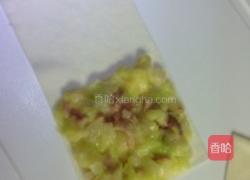 土豆泥卷心菜洋葱培根春卷饼的做法图解7