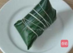 红豆蜜枣粽子的做法图解3