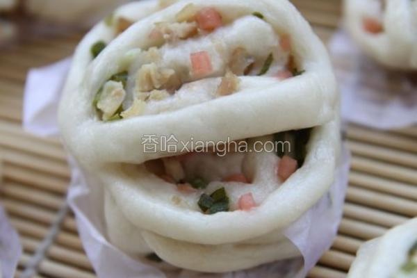 鸡丝花卷