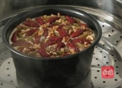 玉米核桃蒸糕的做法图解6