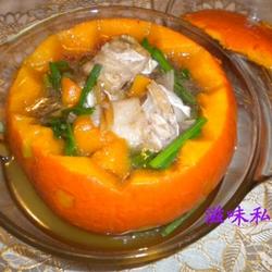 钳鱼唇南瓜盅的做法[图]