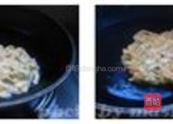 银鱼香菇煎蛋饼的做法图解4