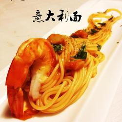 川味鲜虾意大利面的做法[图]