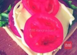 酥软足料火腿三明治的做法图解4