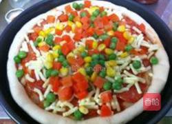 妍维尼田园米肠PIZZA的做法图解1