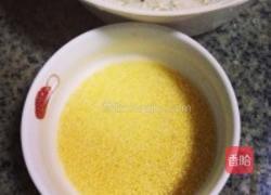 小米红薯粥&腊肉蒸蛋的做法图解1