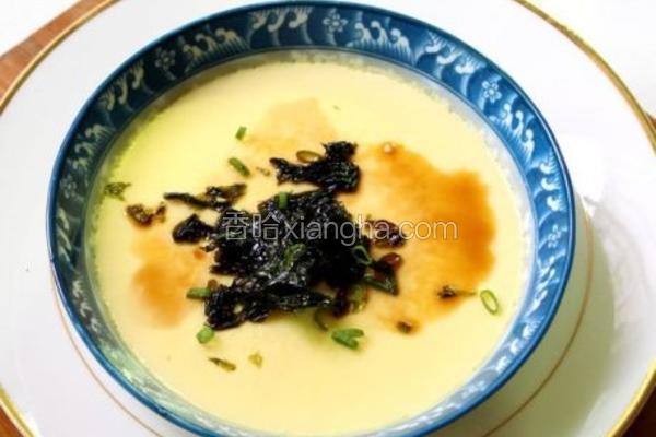 微波海苔蛋羹